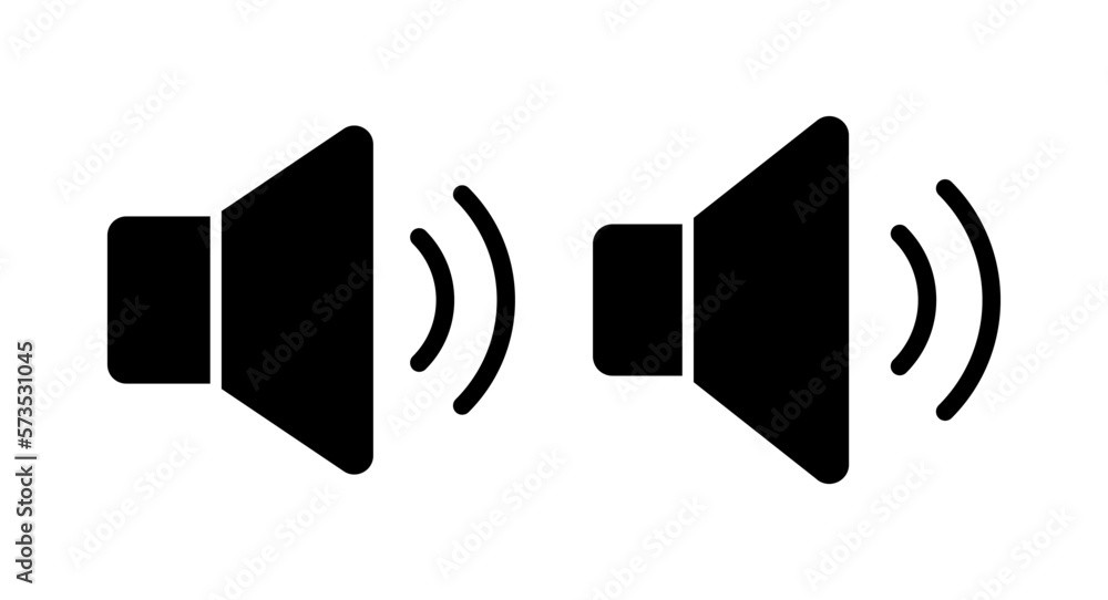 Speaker icon vector illustration. volume sign and symbol. loudspeaker icon. sound symbol Speaker icon vector illustration. volume sign and symbol. loudspeaker icon. sound symbol