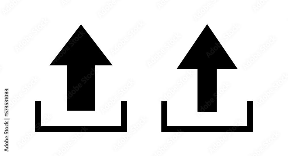 Upload icon vector illustration. load data sign and symbol Upload icon vector illustration. load data sign and symbol
