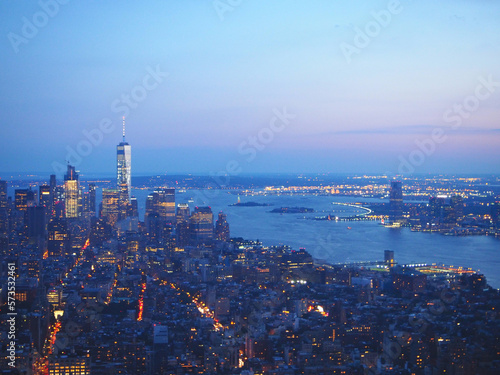 エンパイアステートビルディングからの夜景