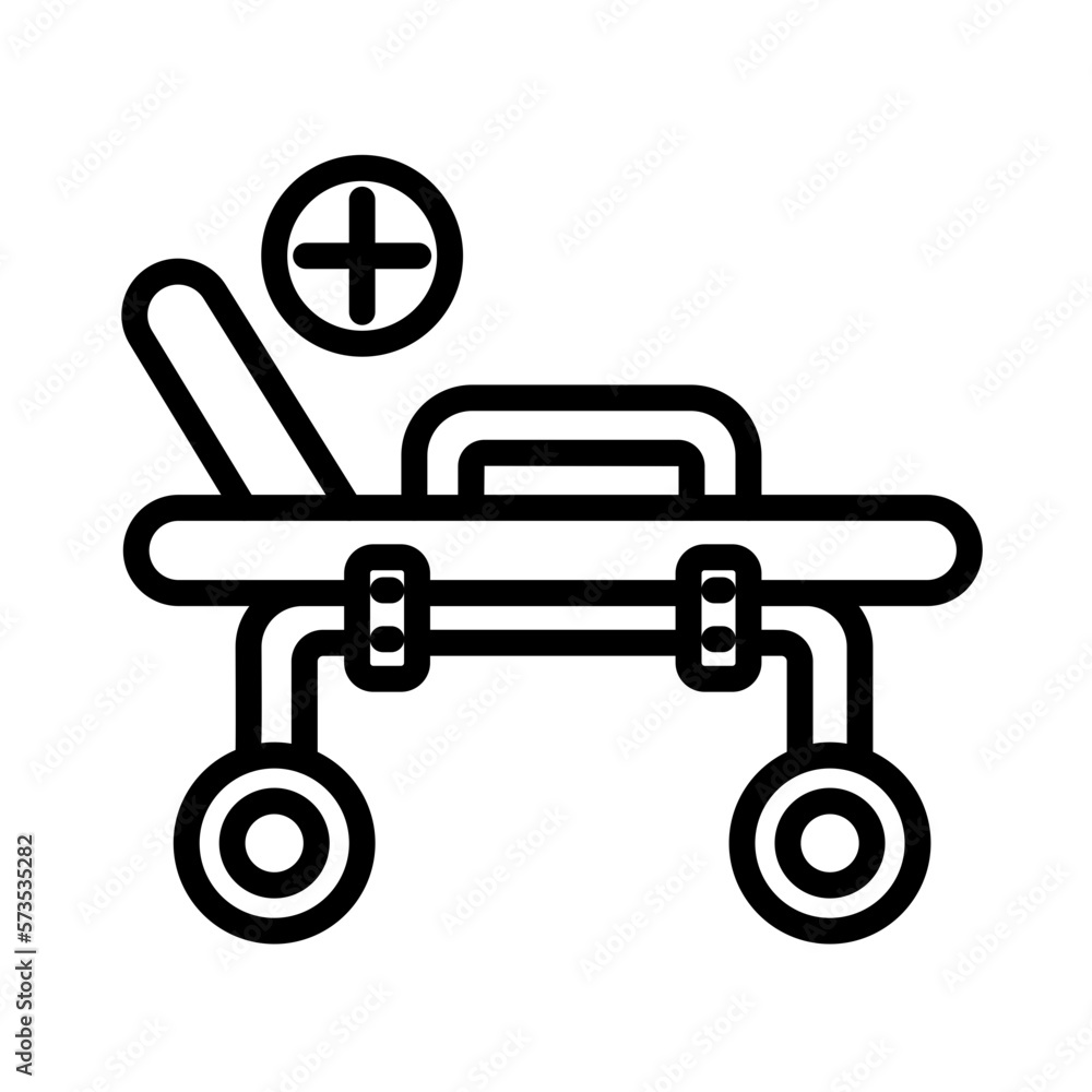 ICU Stretcher Vector Icon
ICU Stretcher Vector Icon