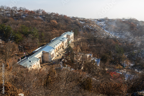 Pirogovskie baths from the top. Pyatigorsk, the resort area, Russia photo