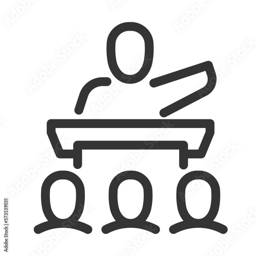 Pixel perfect, editable stroke, up scalable, line, vector bloop icon.