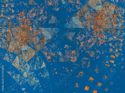 Abstract modern dynamic stylish blue decorative pattern wave banner background.