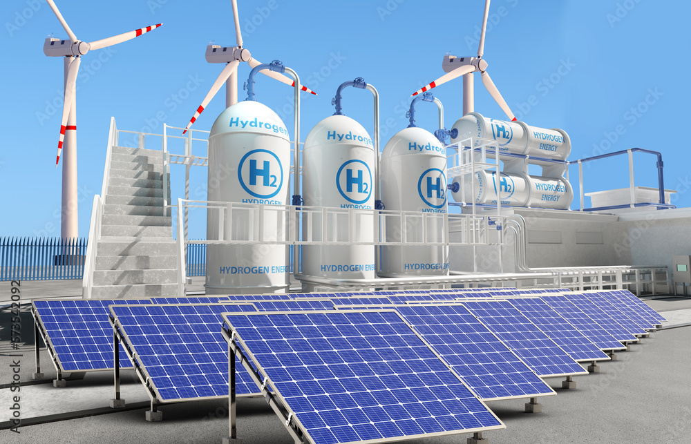 Innovative power plant. Ecofriendly electrical mining equipment under