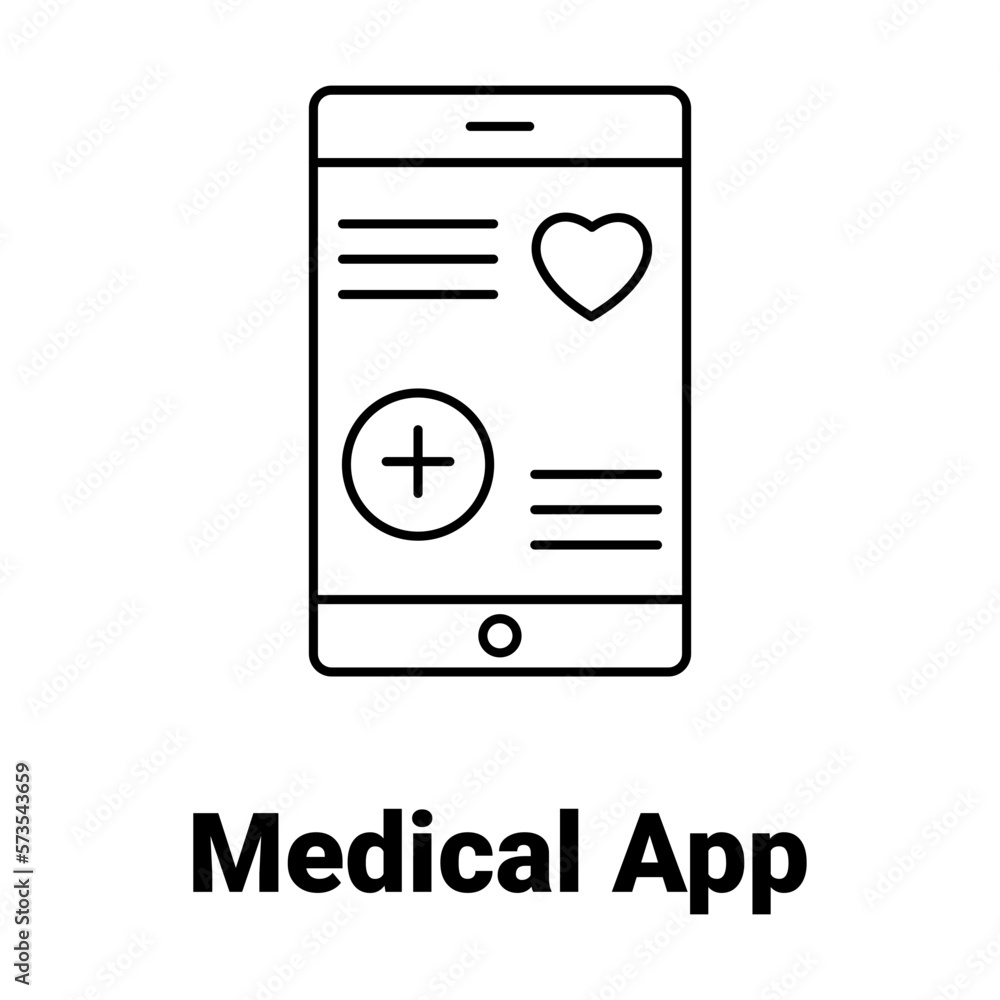 Healthcare application Vector Icon
Healthcare application Vector Icon