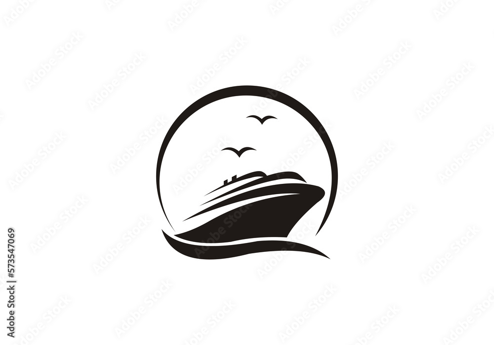ship logo design template icon ship logo design template icon