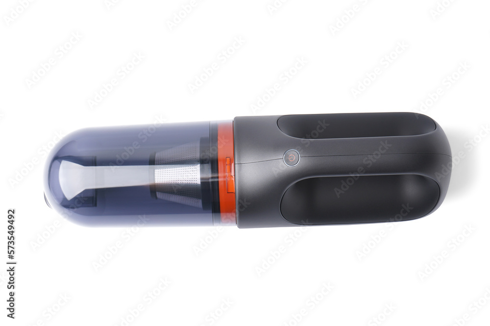 Car vacuum cleaner isolated on white background. Car vacuum cleaner isolated on white background.