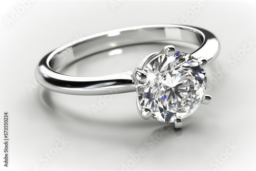 diamond engagement ring , ai generated