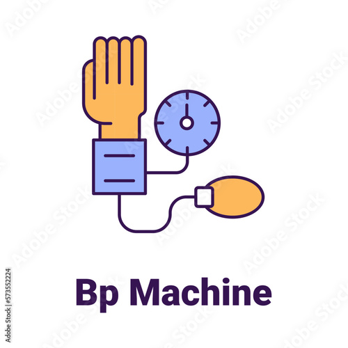 Bp machine Vector Icon

