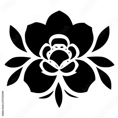 vector illustration of flower icon