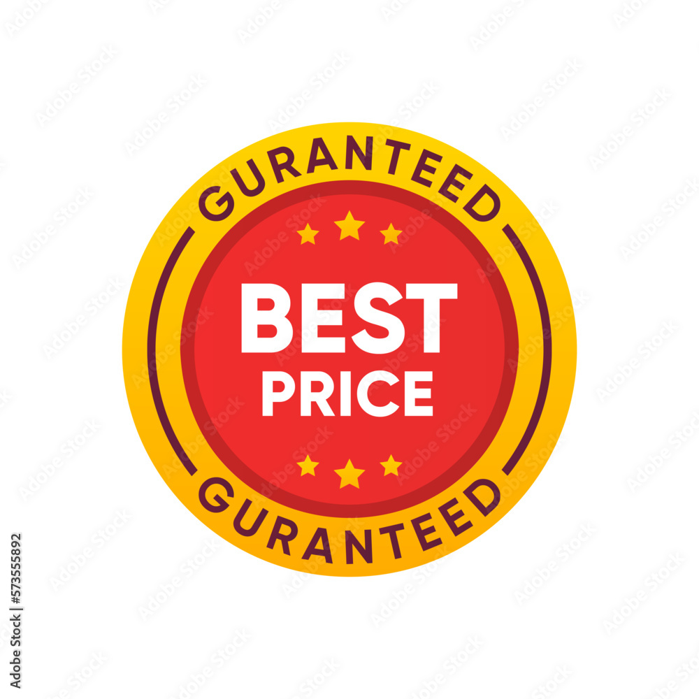 Best price guarantee label sign vector design Best price guarantee label sign vector design