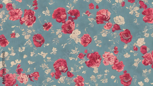 アンティーク生地の背景　ビンテージ　壁紙