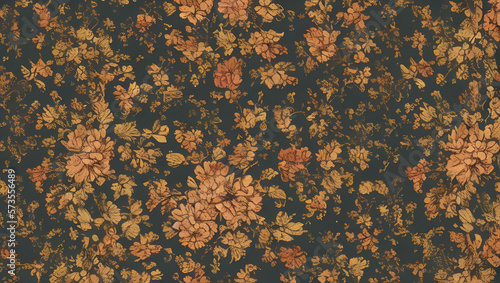 アンティーク生地の背景　ビンテージ　壁紙