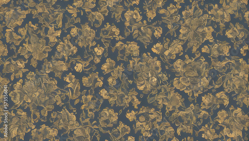 アンティーク生地の背景　ビンテージ　壁紙