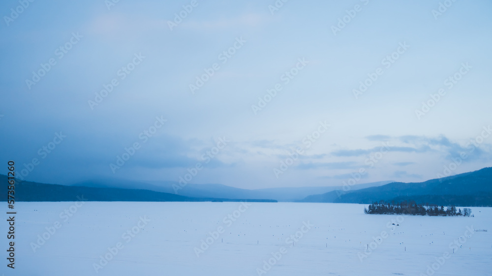 阿寒湖の風景