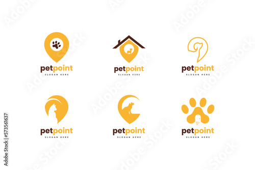 Pet Shop Vector Logo Illustration is a clean and professional logo template suitable for any business or personal identity related to animal lovers, pet shops, veterinary clinics, etc.