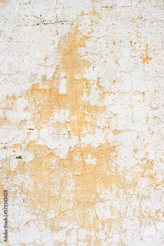 Close-up of an old white wall