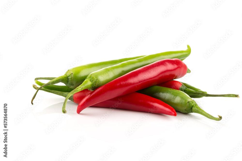 fresh green and red chili pepper fresh green and red chili pepper