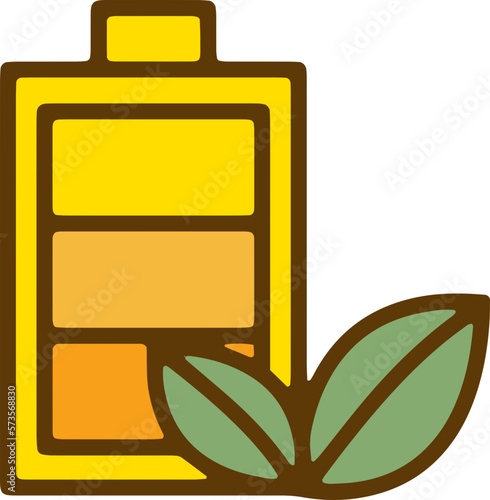 Battery Leaf icon