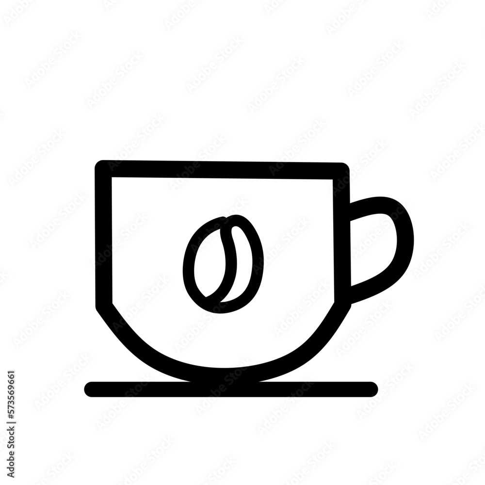 Coffee Icon Line, Icon for Coffeeshop Coffee Icon Line, Icon for Coffeeshop