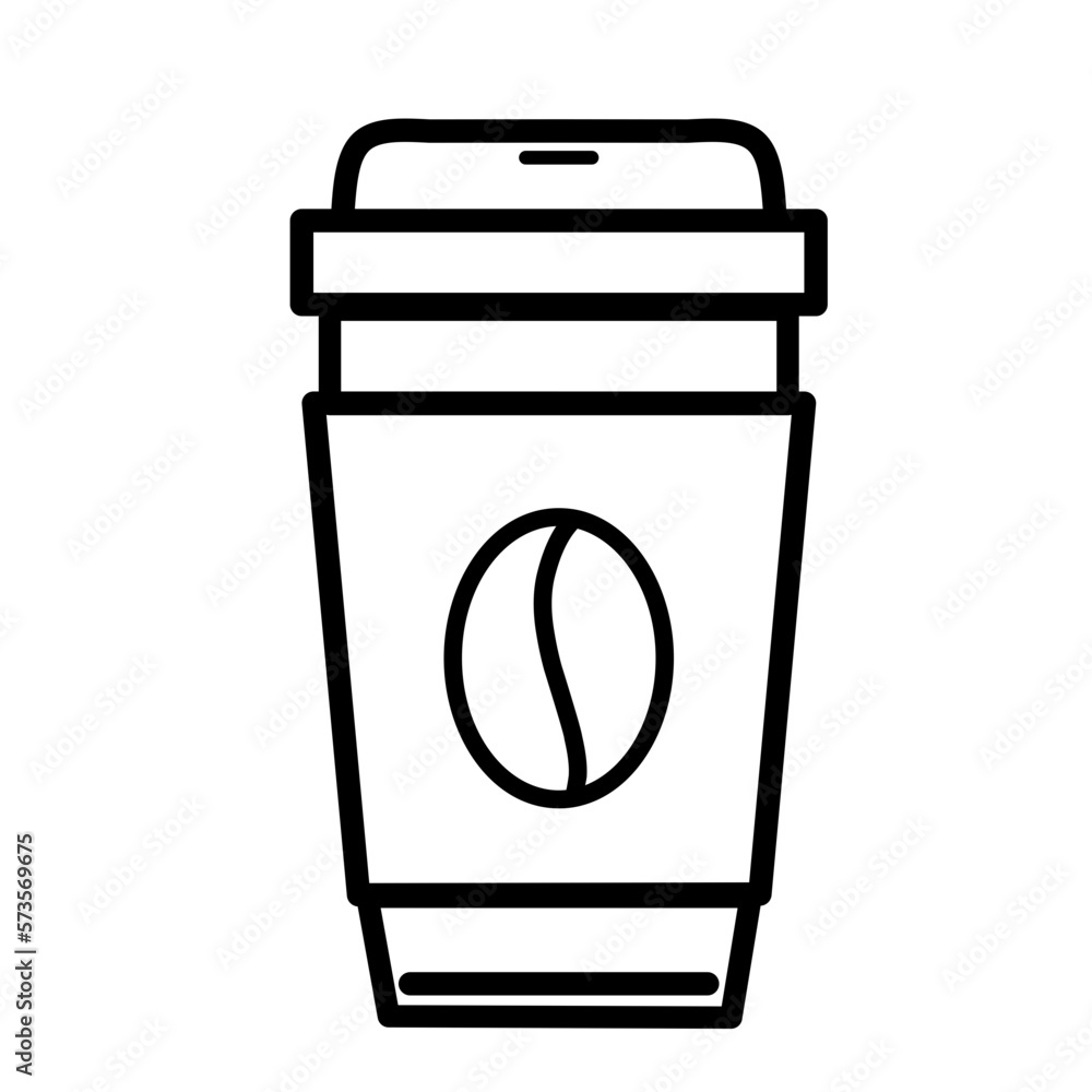 Coffee Icon Line, Icon for Coffeeshop Coffee Icon Line, Icon for Coffeeshop