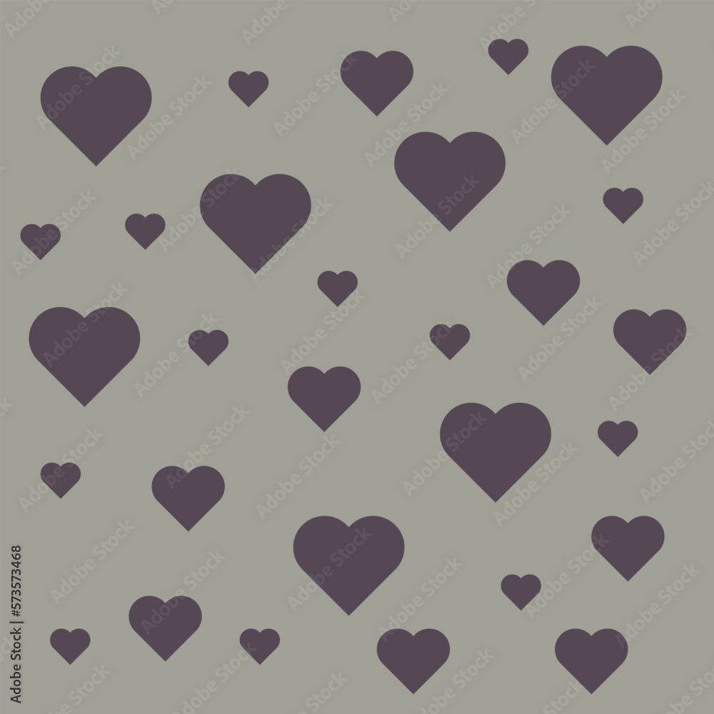 Professionally designed love hearts background