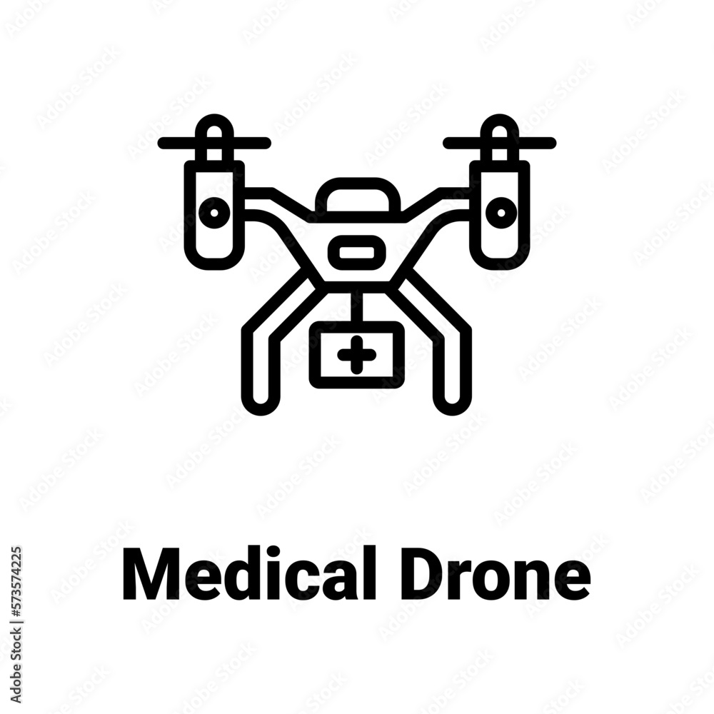 Drone camera Vector Icon

