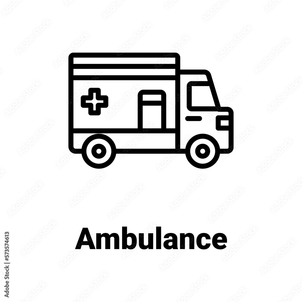 Ambulance Vector Icon
Ambulance Vector Icon