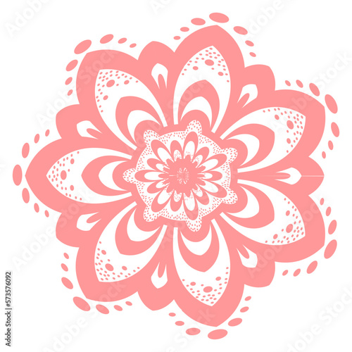 Luxury ornamental colorful Mandala design background pattern