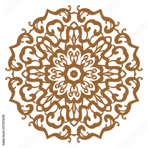 Luxury ornamental colorful mandala design background pattern