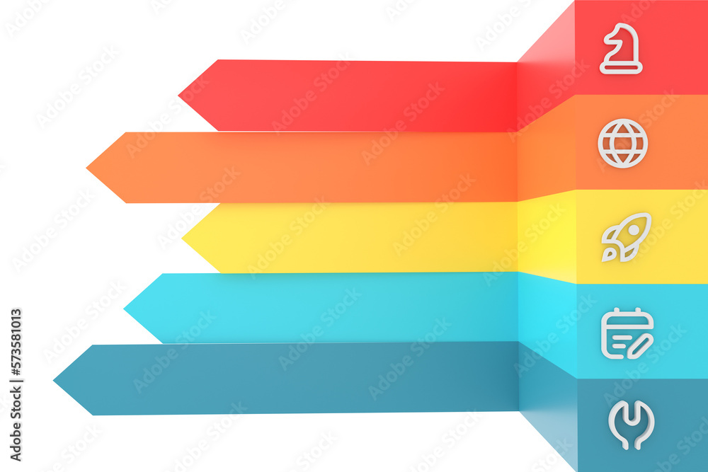 Arrow infographic template. Infographic options banner. layout for business infographics with marketing icons and design Arrow infographic template. Infographic options banner. layout for business infographics with marketing icons and design