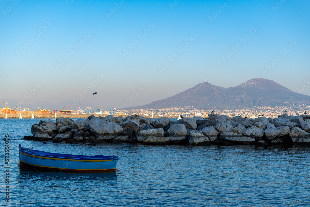 Golfo di Napoli al tramonto 