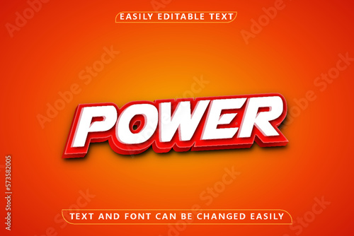 3d Text Vector Text Effect template Suitable for typeface needs.
