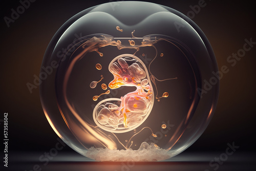 Canvastavla Embryo in the womb