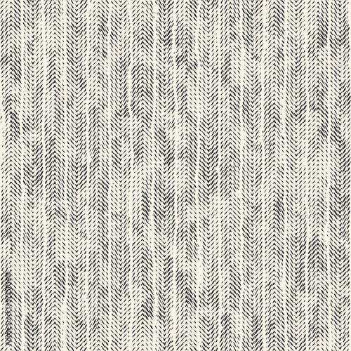 Monochrome Washed Effect Textured Herringbone Pattern