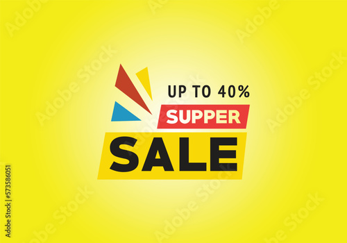 Big Sale banner template design. Special offer price tag. Vector illustration.