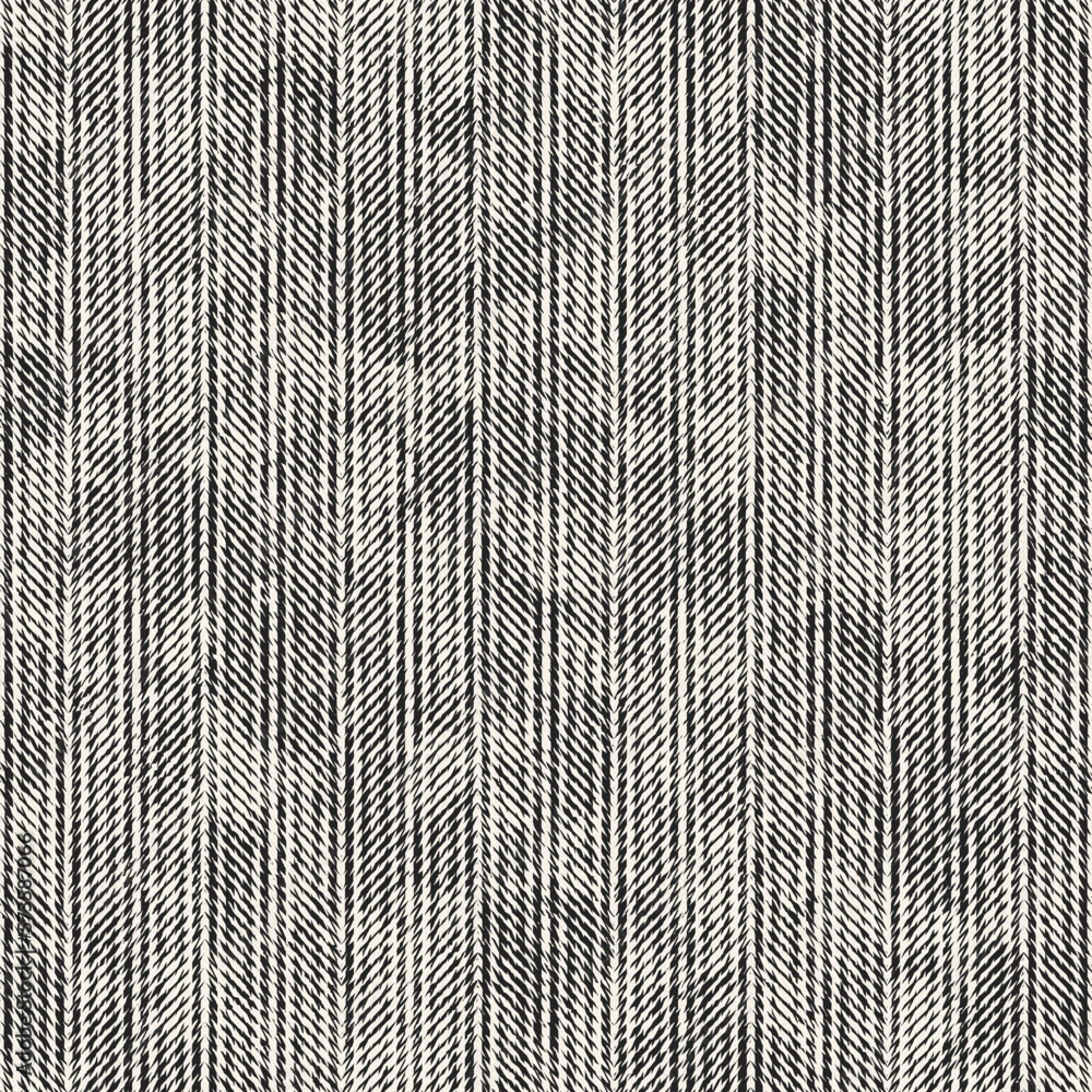 Monochrome Moiré Textured Herringbone Pattern