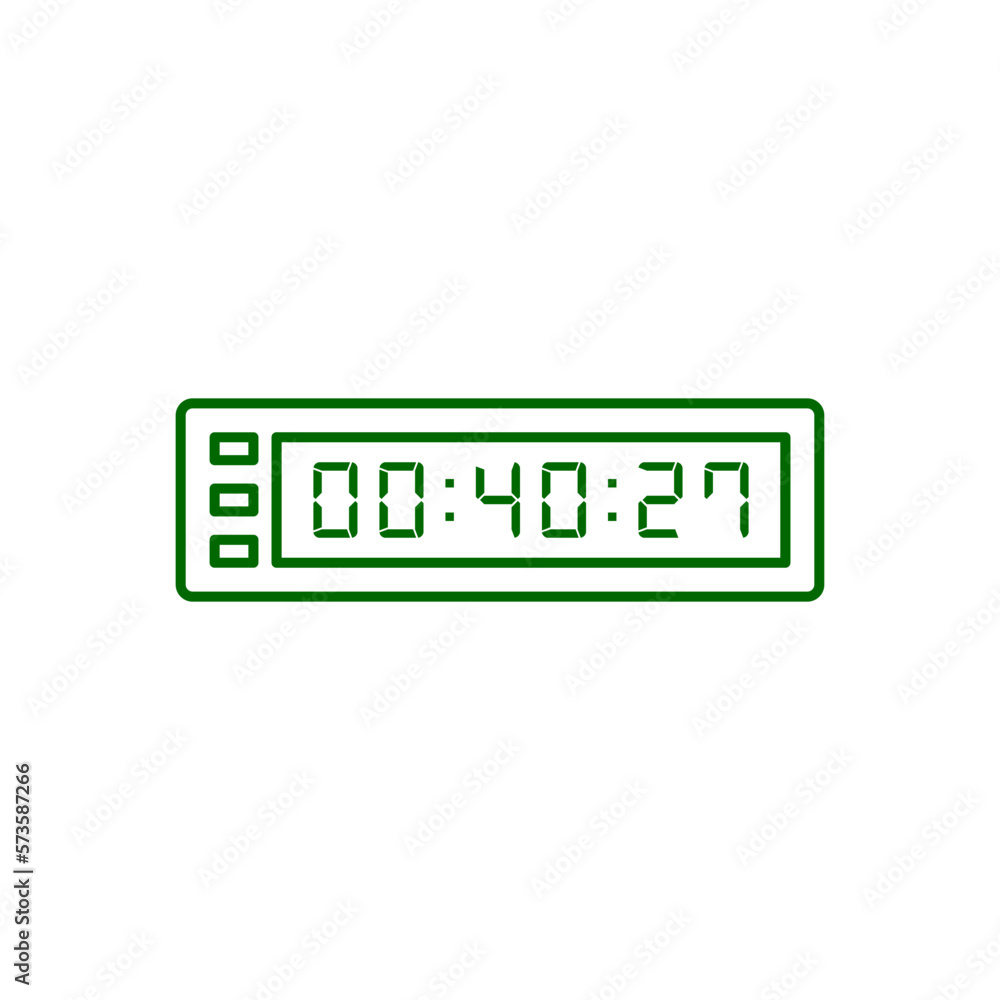 Digital, clock, led icon vector image. Can also be used for home electronics and appliances. Suitable for mobile apps, web apps and print media. Digital, clock, led icon vector image. Can also be used for home electronics and appliances. Suitable for mobile apps, web apps and print media.