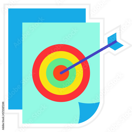 Aim Sticker Icon