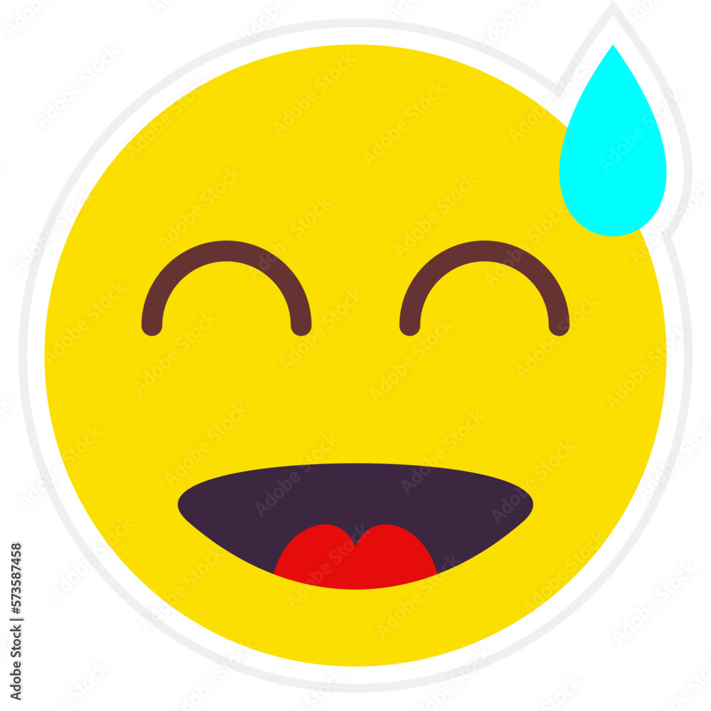 Embarrassed Sticker Icon Embarrassed Sticker Icon