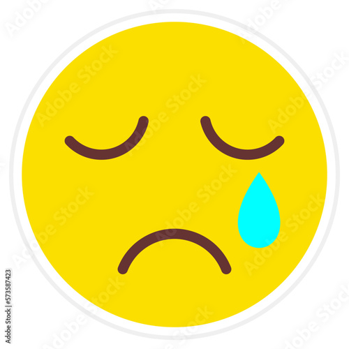 Crying Sticker Icon