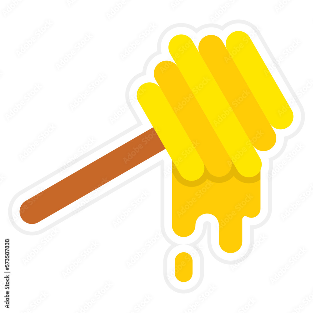 Honey Dip Sticker Icon Honey Dip Sticker Icon
