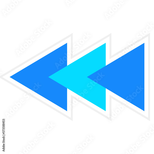Free Download Backward Sticker Icon - GFXLoad