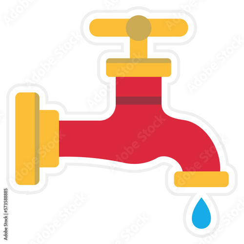 Faucet Sticker Icon
