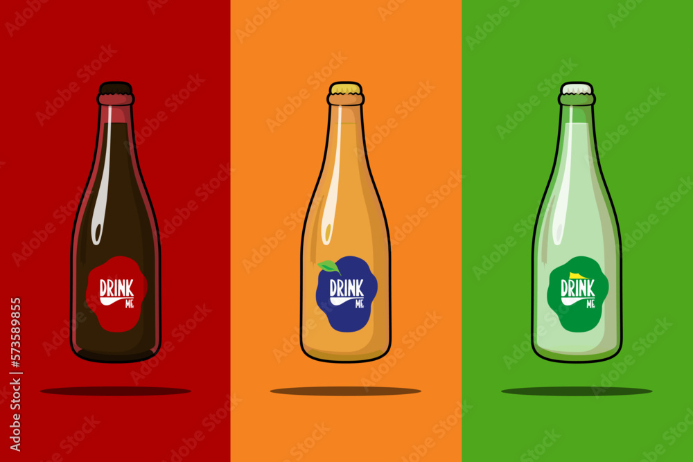 cola, orange, sprite