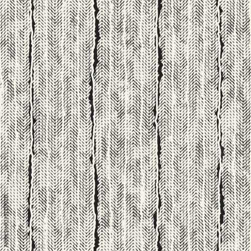 Monochrome Washed Effect Textured Herringbone Pattern