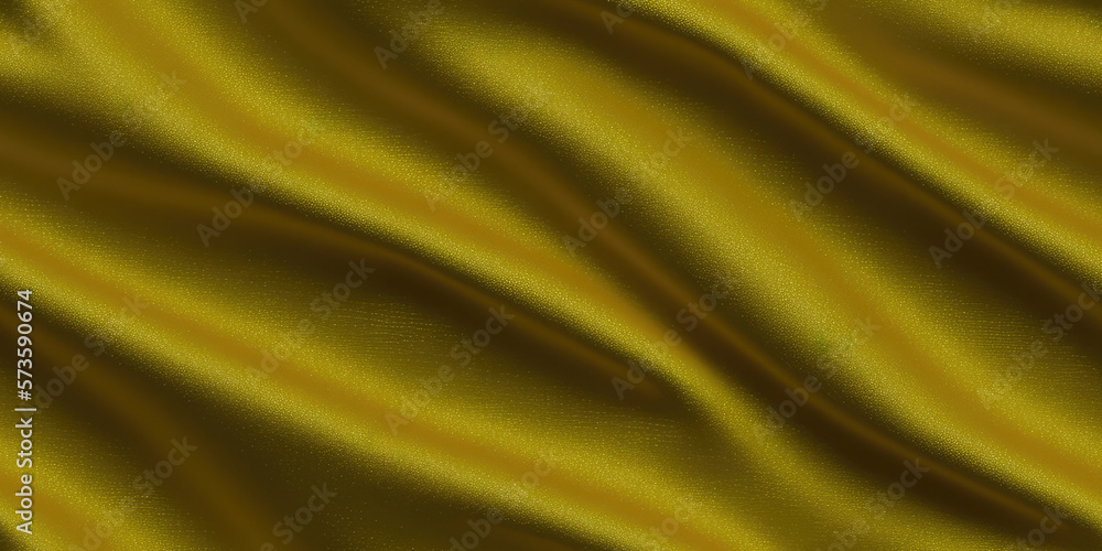 Fototapeta premium golden silk satin fabrics seamless texture, pattern background (created with Generative AI)
