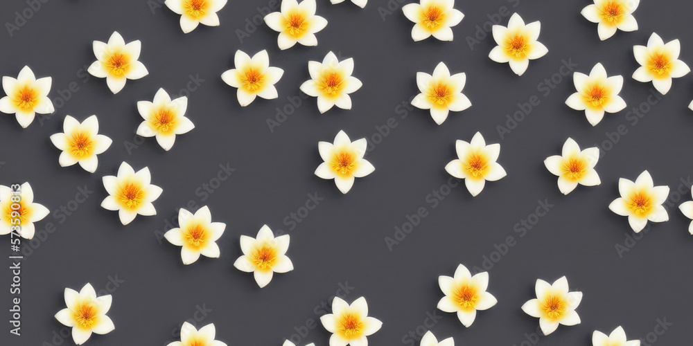 Lotus flowers seamless texture, pattern background (created with Generative AI) Lotus flowers seamless texture, pattern background (created with Generative AI)