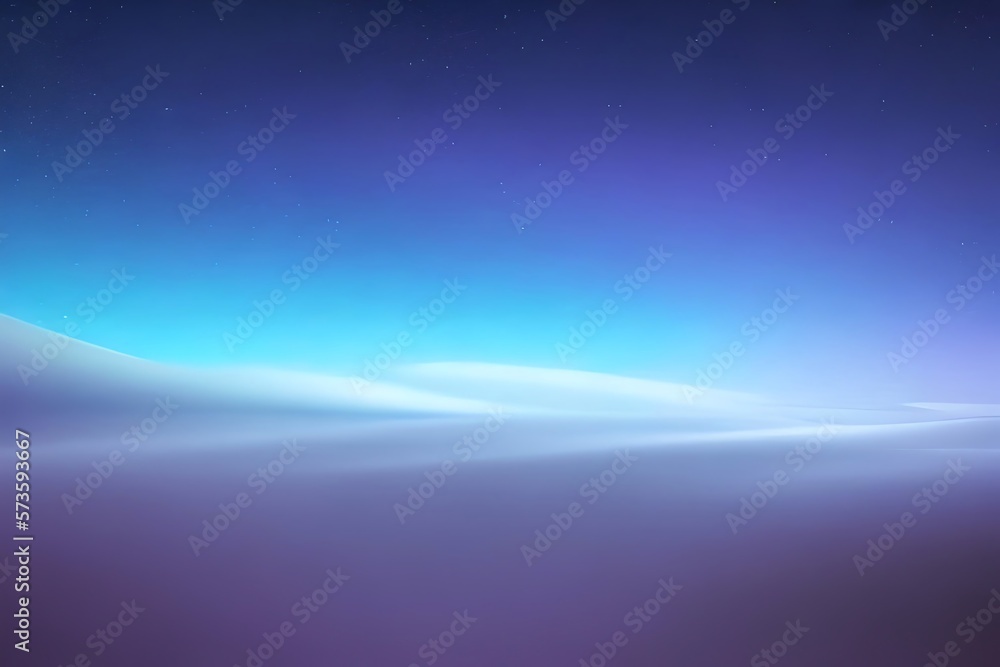 Dreamlike Gradient Sky At Night Time . Idea For Background Wallpaper. Generative AI
