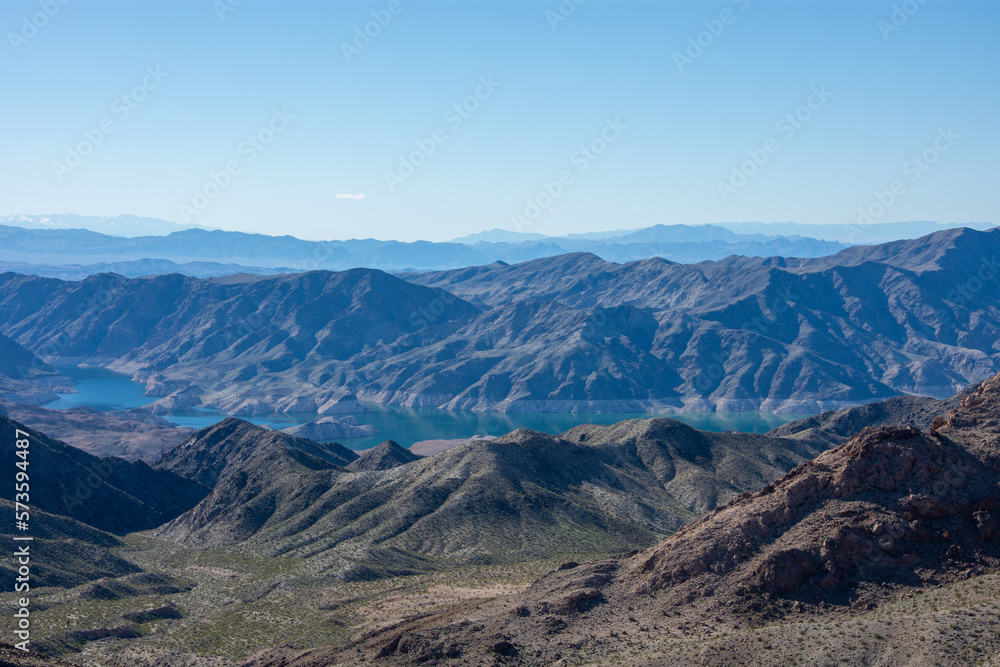 vista panoramica del desierto y cañon de arizona